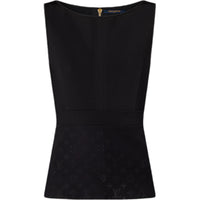 LOUIS VUITTON Embossed Monogram Fitted Top