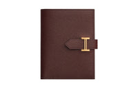 HERMES Bearn Epsom Calfskin Wallet Unisex 0G Rouge Sellier Saddle Red