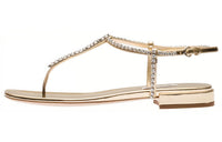 MIU MIU Strap Sandals Women's Gold
