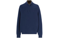 Loro Piana Greymouth Half-Zip Sweater Men's Night Blue