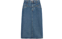CELINE Denim Short Skirts Women's Blue