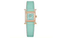 HERMES Heure H Wrist Watch Quartz Movement Green Dial Women's