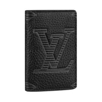 LOUIS VUITTON Taurillon Shadow Pocket Organizer