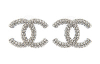 CHANEL Stud Earrings Women's Silver