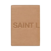 SAINT LAURENT Logo Debossed Passport Case