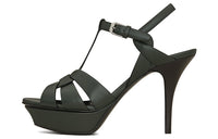 SAINT LAURENT One-Strap Sandals 10.5cm Women's Green