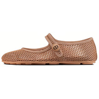 DIOR Enigme Casual Single Shoes Women's Nude
