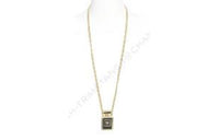 CHANEL Necklaces Women's Gold/Black