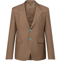 LOUIS VUITTON FW24 Business Suits Coats Men's Khaki