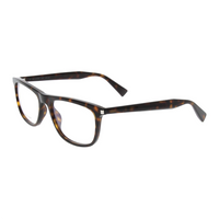 SAINT LAURENT Plastic Square Eyeglass Frames Unisex Havana