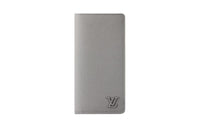 LOUIS VUITTON Brazza Leather Wallet Men's Gray