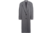 MIU MIU FW22 Velvet-feel Coat Women's Gray