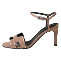 HERMES Heden Strap Sandals 8cm Women's Brown