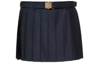 MIU MIU FW23 Casual Short Skirts Women's Blue