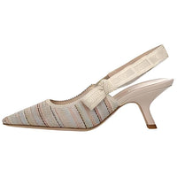 DIOR J'Adior Wedge Heel High Heels Women's Beige