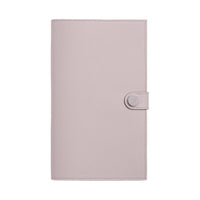 HERMES R.M.S Evercolor Leather Wallets Card Holders Women's Light Purple Red