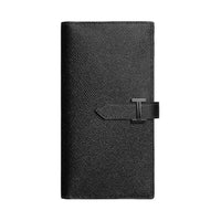 HERMES Bearn Wallet Epsom Calfskin And Black Pvd Plated 'H' Tab