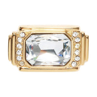 SAINT LAURENT Pre Owned 1990 2000s Rhinestone embellished Brooch