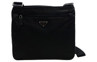 PRADA Nylon Messenger Bag Shoulder Bag Crossbody Bag Regular Men's Black