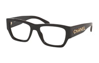CHANEL Plate Frame Square Eyeglass Frames Women's