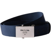 PRADA Logo embossed Belt