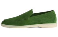 Loro Piana Summer Walk Casual Shoes Men's Chrome Green