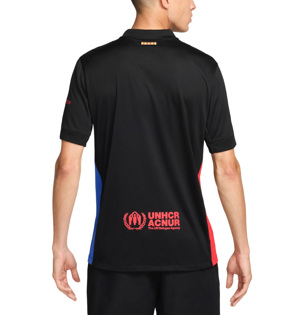 Nike FC Barcelona 24/25 Away Jersey 'Black Red' FN8792-011