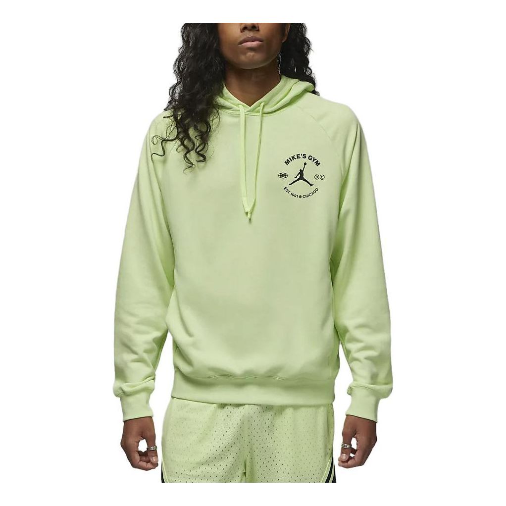 Air Jordan Dri-FIT Sport BC Fleece Hoodie 'Light Liquid Lime' DV1290-383