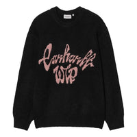Carhartt WIP Chedda Sweater 'Black Glassy Pink' I035593-3DY-XX