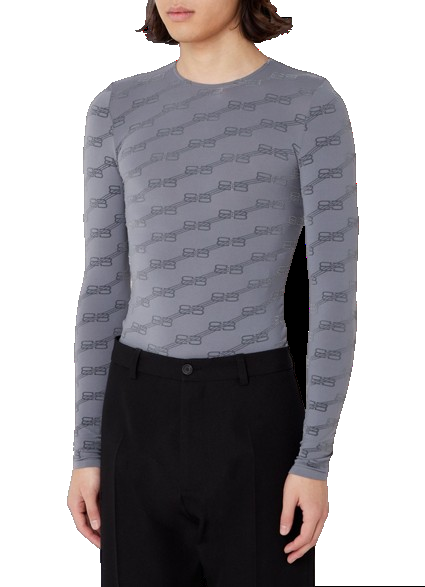 (WMNS) Balenciaga FW22 BB Licensing Top 'Mist Purple' 6008793C5B41400