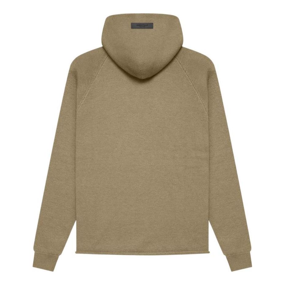 Fear of God Essentials Knit Hoodie 'Oak' FOG-SS22-055