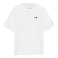 Li-Ning Multi Logo Loose Fit T-shirt 'White' AHSS629-1