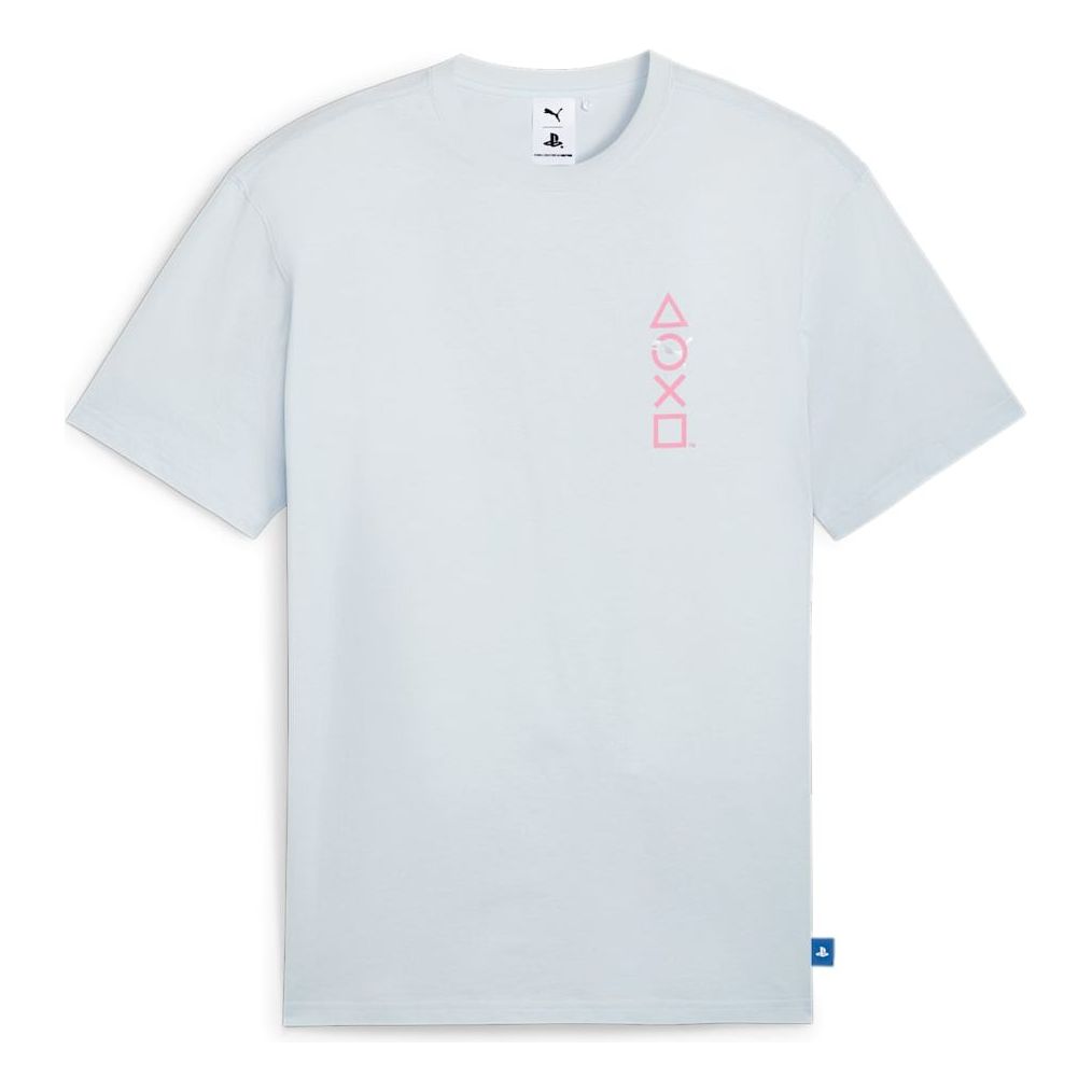PUMA x Playstation Graphic T-shirt 'Silver Mist' 624694-42