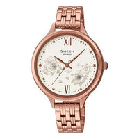 CASIO SHE-4551PG-7AUPR Analog SHEEN Sapphire Crystal SHE-4551PG-7AUPR