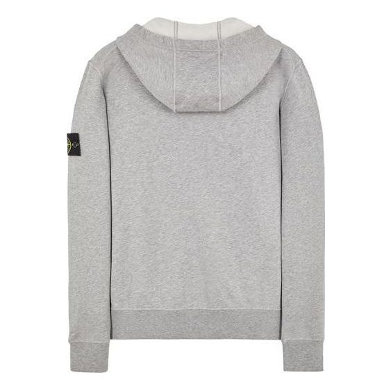 STONE ISLAND Zip Hoodie 'Grey' 791564251-A0M64