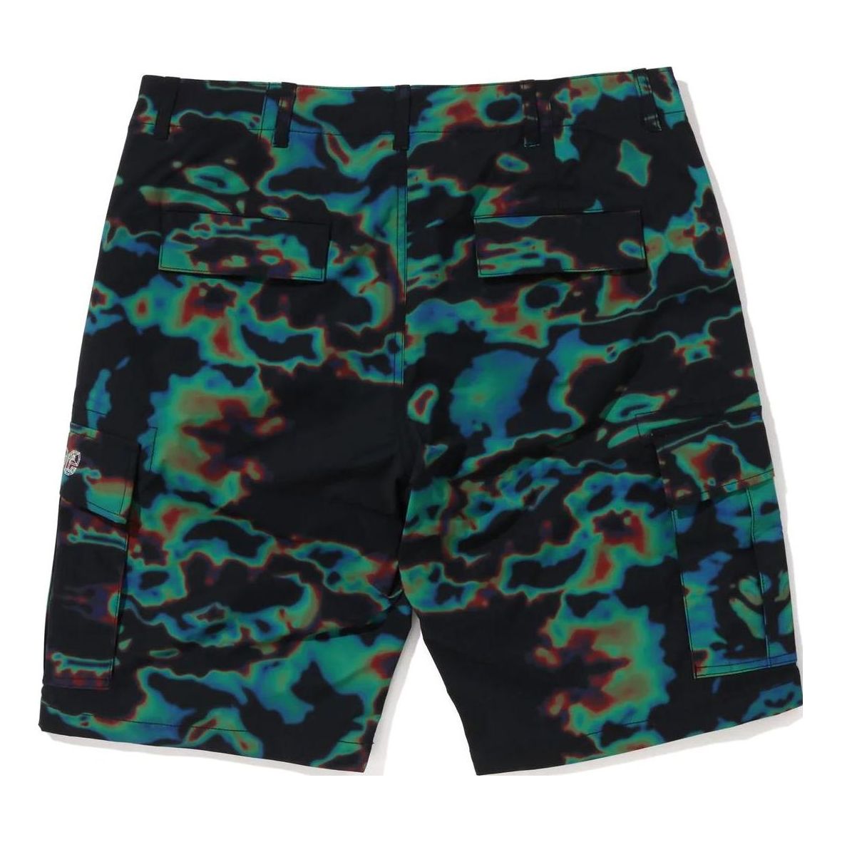 A Bathing Ape SS23 Thermography Cargo Shorts 'Black' 1J30-153-013