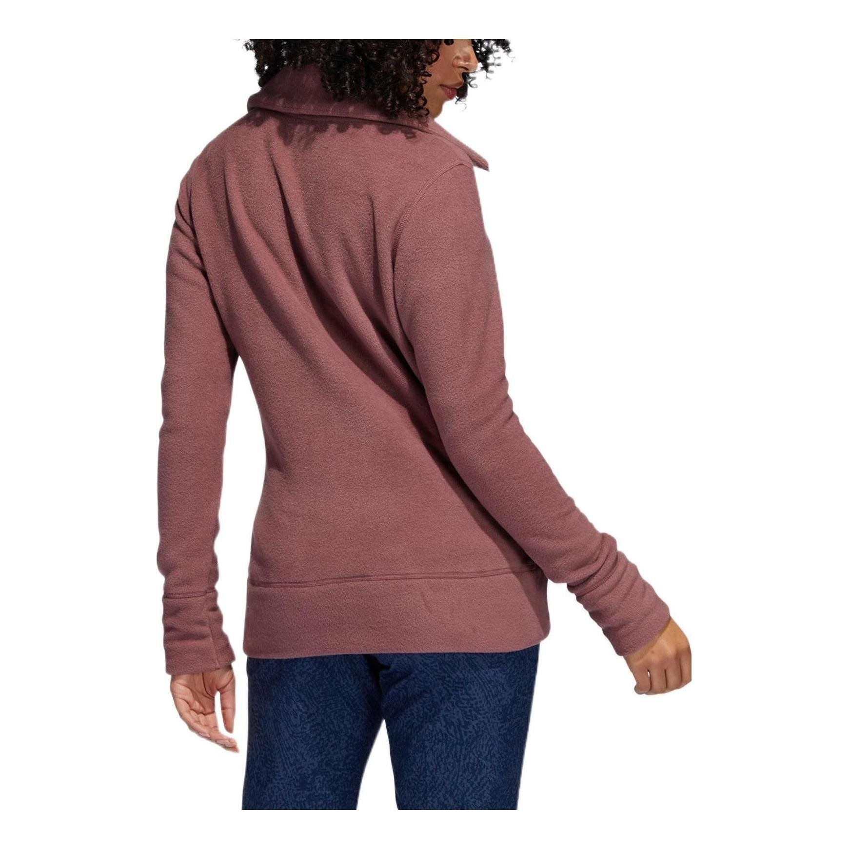 (WMNS) adidas Polar Fleece Jacket Asia Sizing 'Burgundy' HG6984