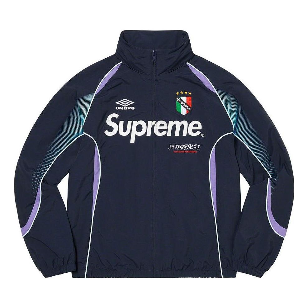Supreme x Umbro Track Jacket 'Navy White Purple' SUP-SS22-704