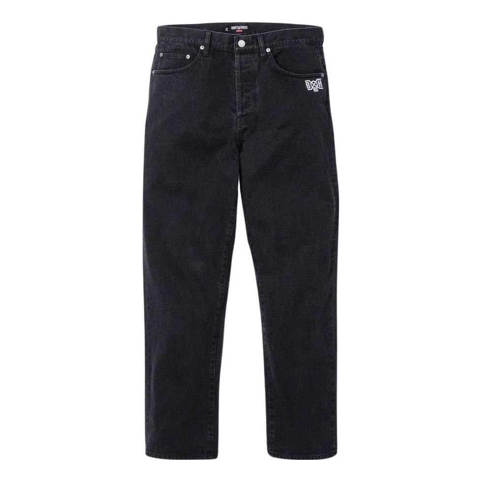 Supreme x Bounty Hunter Regular Jeans 'Black White' SUP-FW23-116