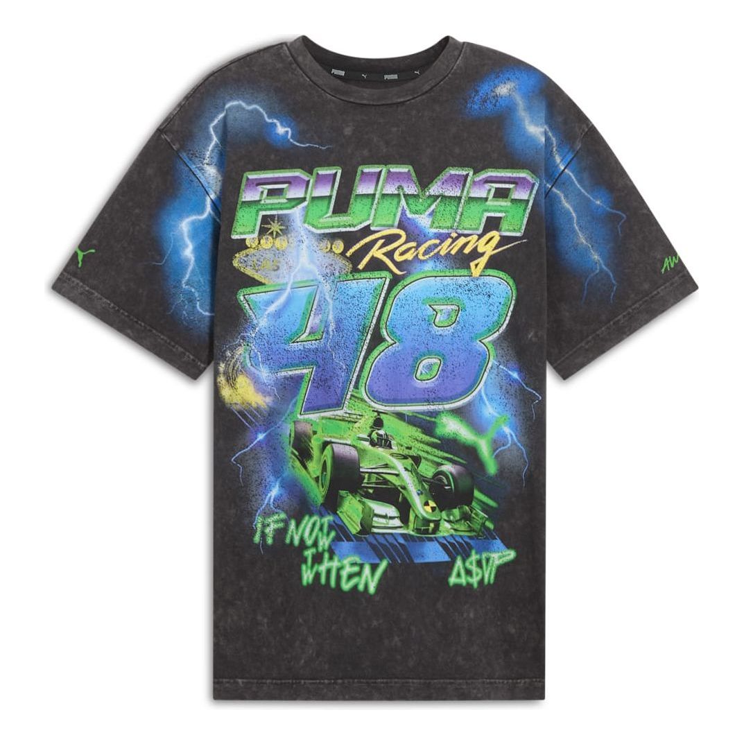 PUMA x A$AP ROCKY Bolt T-shirt 'Washed Black' 632010-01