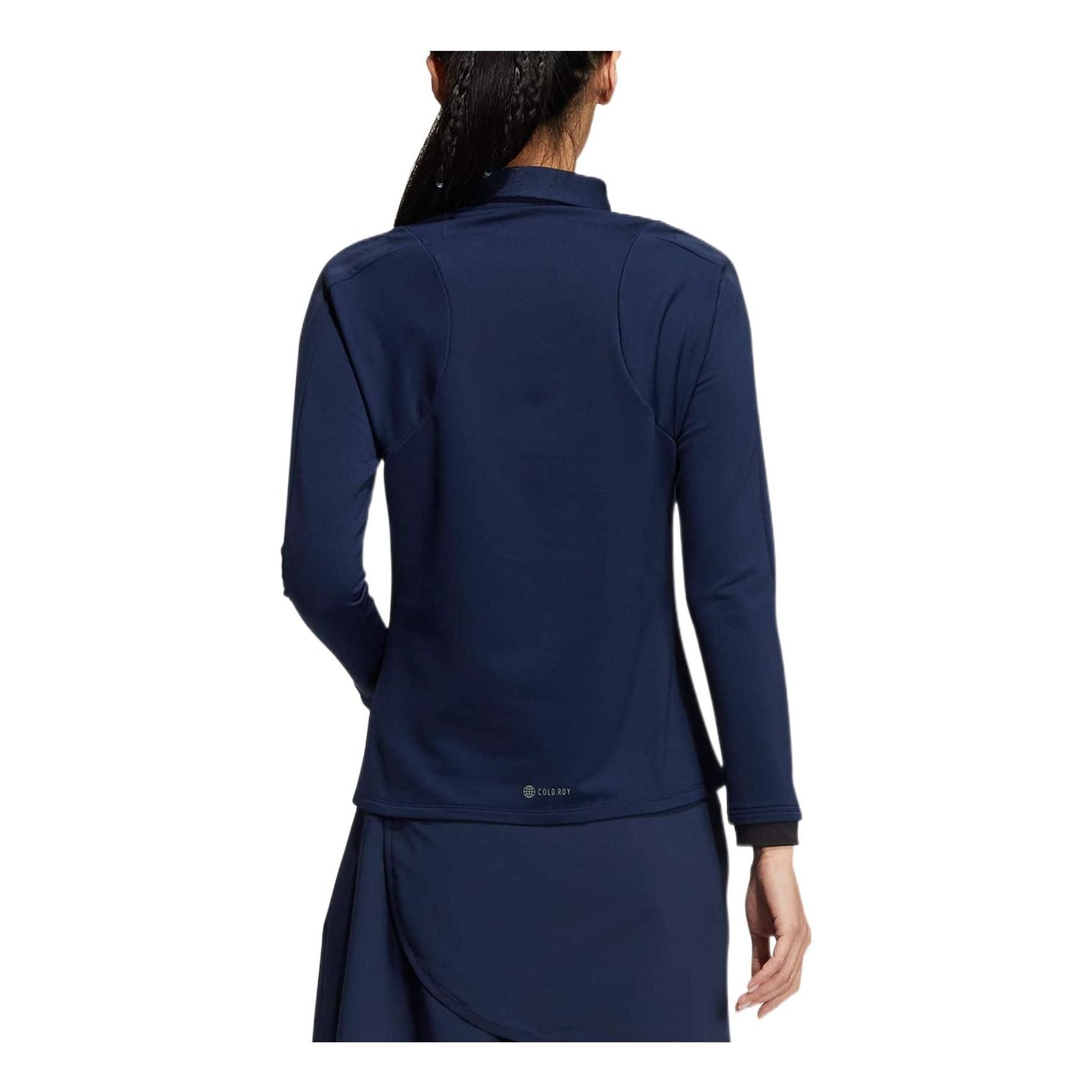 (WMNS) adidas COLD.RDY Warm Long Sleeve Stretch Button Down Shirt Asia Sizing 'Navy' HG1721