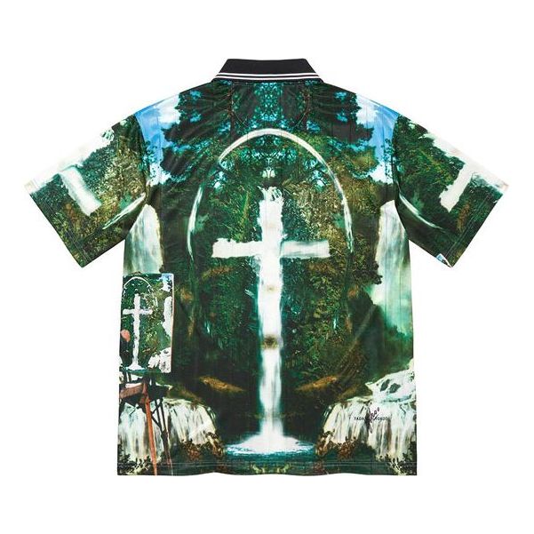 Supreme x Tadanori Yokoo Soccer Jersey 'Green White' SUP-FW21-245