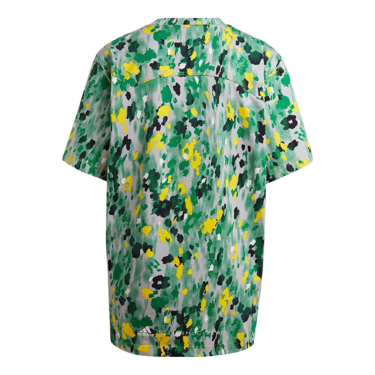 (WMNS) adidas by Stella McCartney Graphic T-Shirt Asia Sizing 'Green White' HI6066