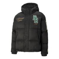 PUMA x RHUIGI Faux Leather Down Jacket 'Black' 539693-01