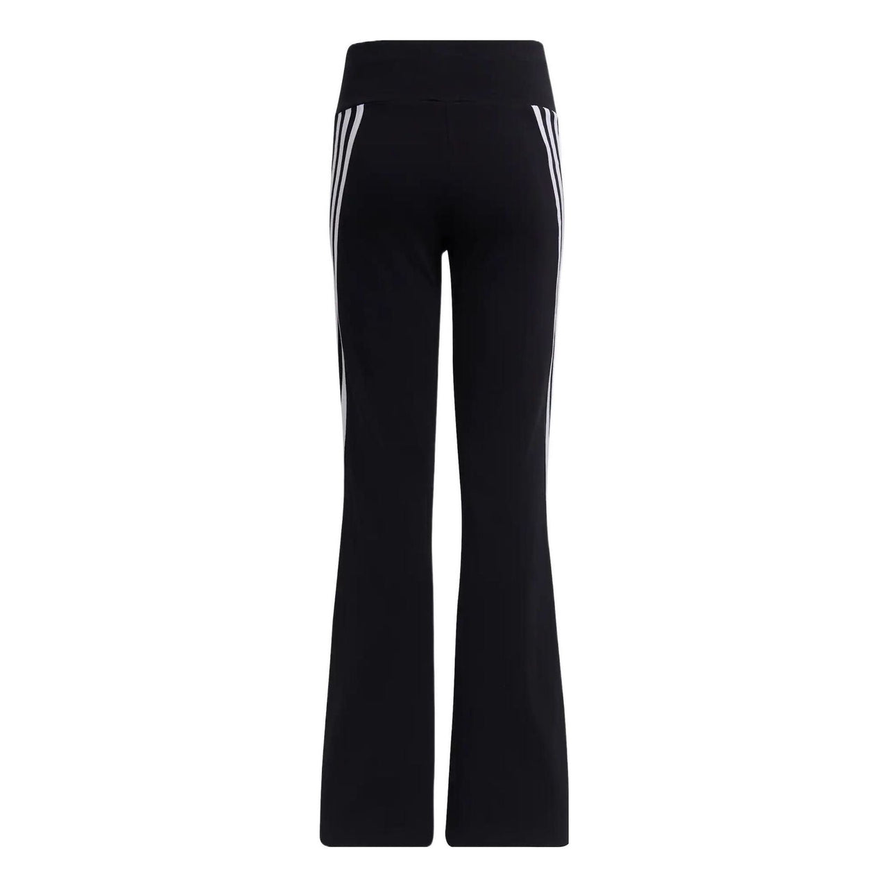 (GS) adidas Future Icons 3-Stripes Flared Cotton Tights Asia Sizing 'Black' H62555