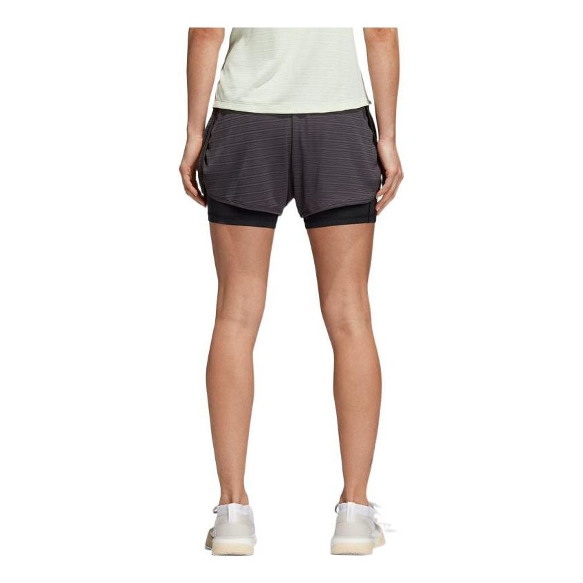 (WMNS) adidas Two-in-One Chill Shorts Asia Sizing 'Black' CW4054