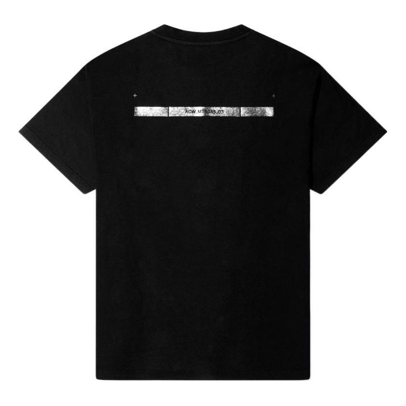 A-COLD-WALL* Foil Grid T-shirt 'Black' ACWMTS085-BLACK