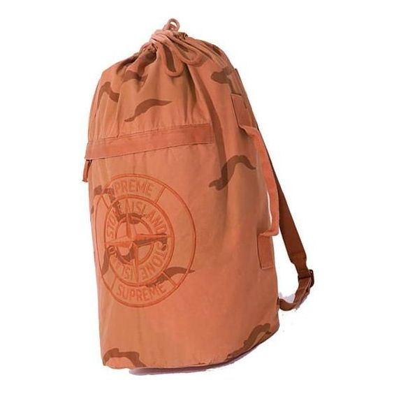 Supreme x Stone Island Brushed Cotton Backpack 'Beige' SUP-SS19-410