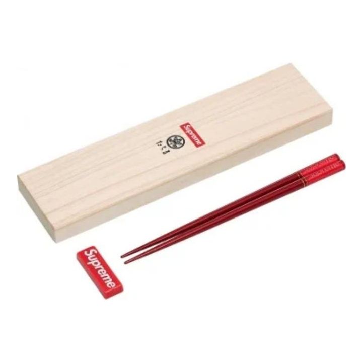 Supreme Chopstick Set 'Beige Black Red' SUP-FW23-125