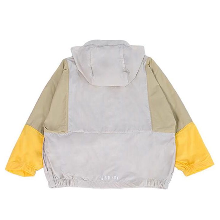 (PS) adidas Sport Jacket Asia Sizing 'Grey Yellow' IT4042